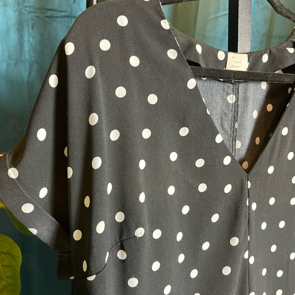 PRICED TO SELL!! XL Polka Dot Dress - Lightly worn